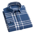 Men's Slim Fit Plaid Shirt – Casual Style LS-08
