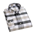 Men's Checked Cotton Shirt – Regular Fit LS-12