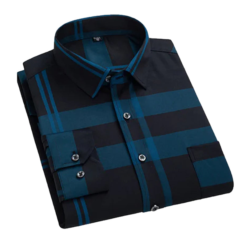 Soft Cotton Checked Shirt for Men LS-15
