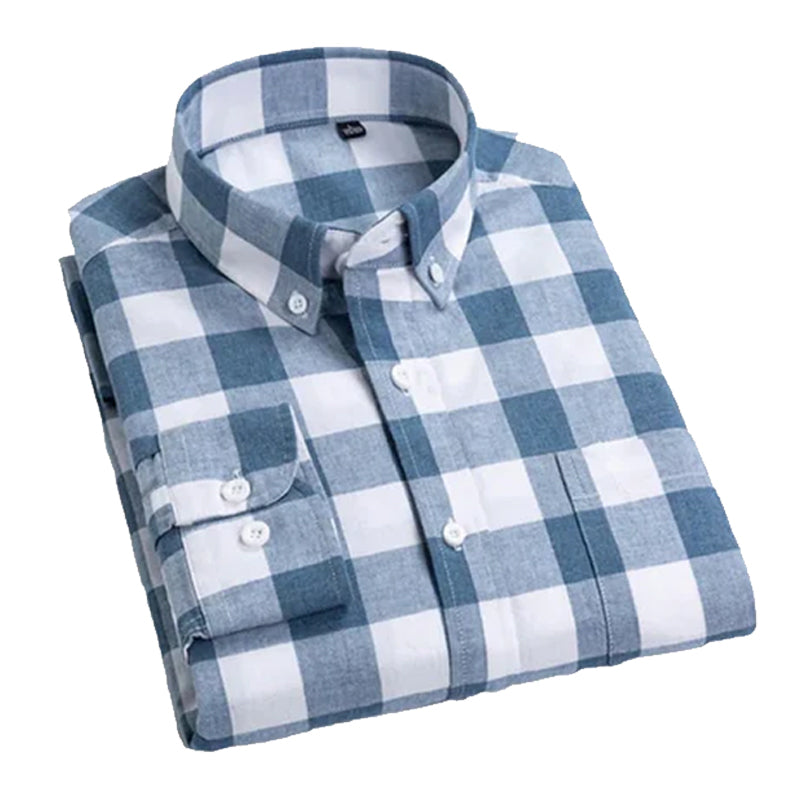 Regular Fit Checked Casual Shirt for Men LS-18