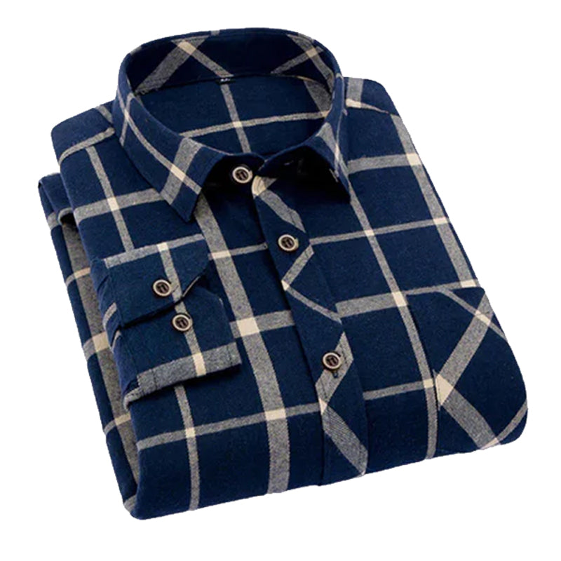 Men's Checked Shirt – Weekend Casual LS-21